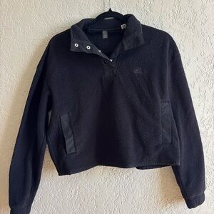 Adidas Pullover Fleece Snap-Button Jacket